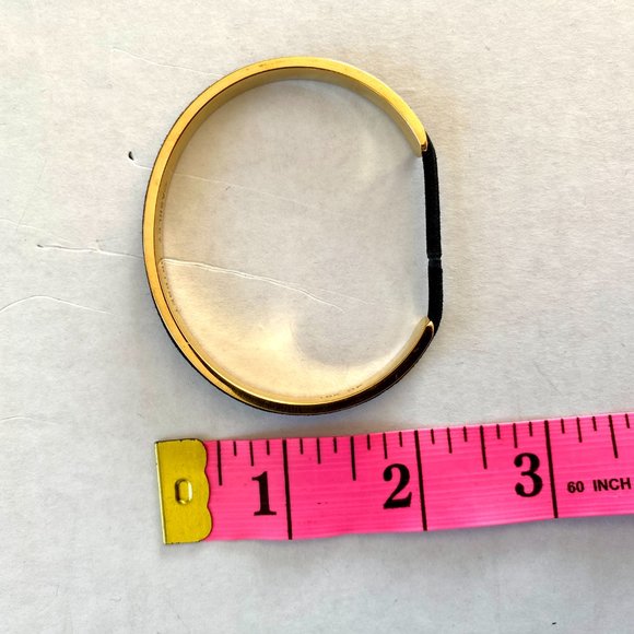 Ashley Bridget 18K Gold Plated Elastic Holder Cuff Bracelet - Picture 10 of 11